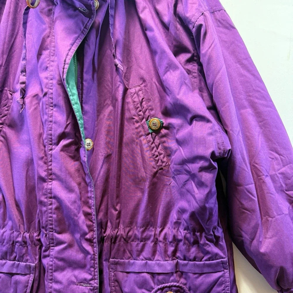 VINTAGE Bomber Jacket Size Medium Izzi Innovations Thermolite Ski Snow Coat - Picture 6 of 16